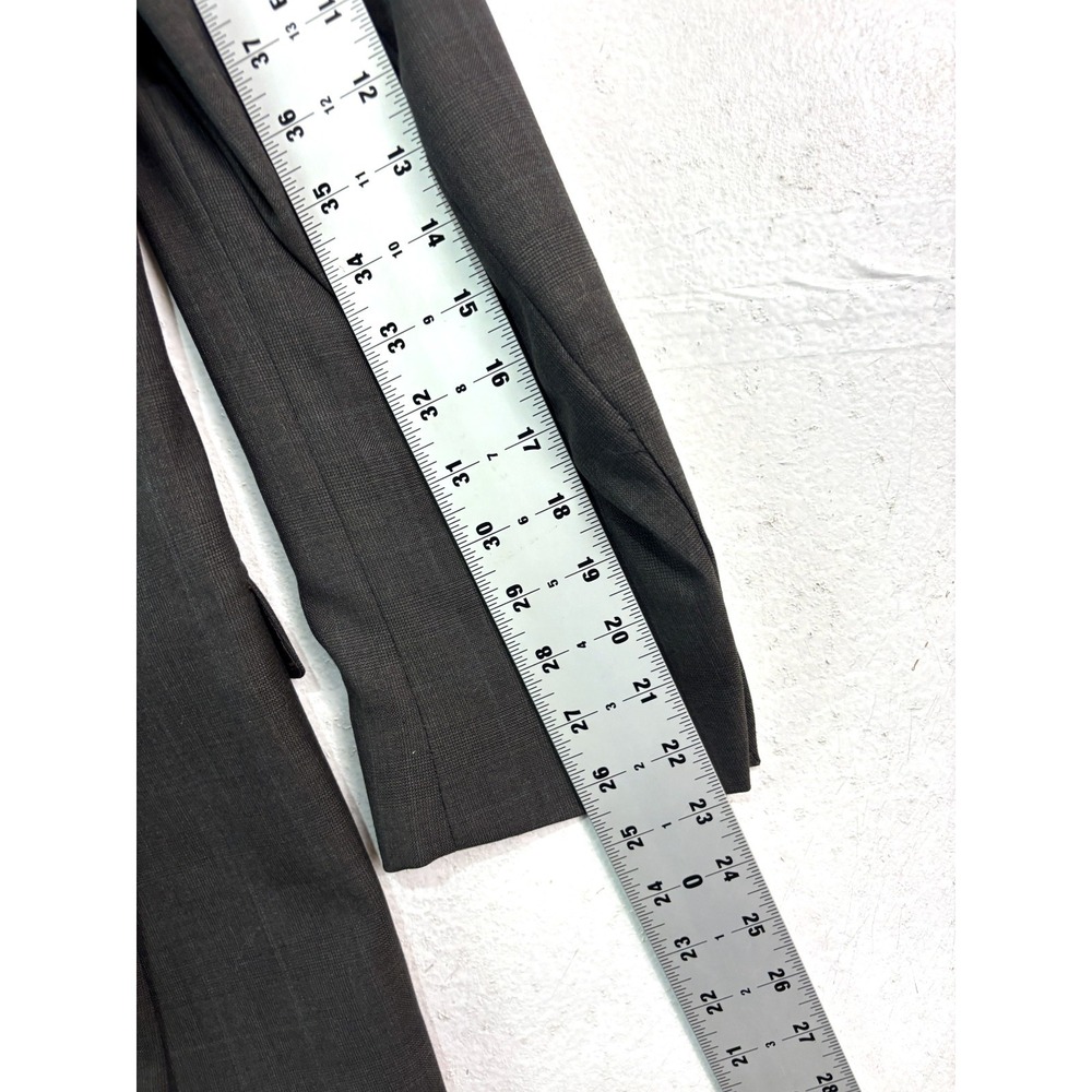 Joseph Abboud 40S 32x28 2pc Pant Suit Gray 100% Wool All Season Two Button - Picture 10 of 16